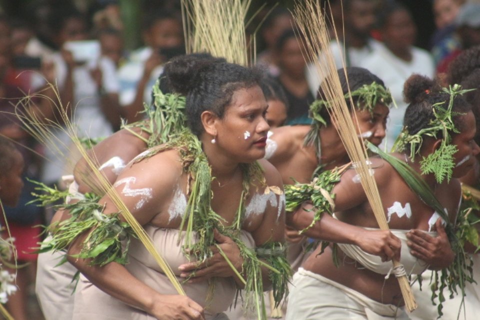 Traditional Ceremonial Dance on Tikopia, Solomon Islands